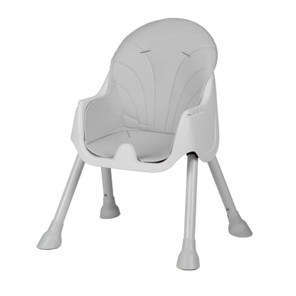 Scaun pentru hranire 2 in 1 idealSTORE STAR Junior, Centura de siguranta cu prindere in 5 puncte, Inaltime reglabila, Tava detasabila, Picioare antiderapante, Greutate maxima 50 KG