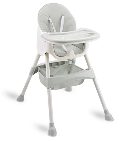 Scaun pentru hranire 2 in 1 idealSTORE STAR Junior, Centura de siguranta cu prindere in 5 puncte, Inaltime reglabila, Tava detasabila, Picioare antiderapante, Greutate maxima 50 KG