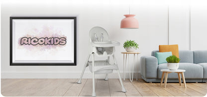 Scaun pentru hranire 2 in 1 idealSTORE STAR Junior, Centura de siguranta cu prindere in 5 puncte, Inaltime reglabila, Tava detasabila, Picioare antiderapante, Greutate maxima 50 KG