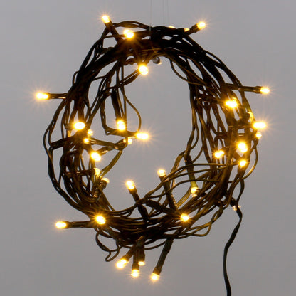 Instalatie IDL Profesionala pentru brad, 120 led-uri albe cu lumina calda pentru o atmosfera relaxanta, Controler interior/exterior cu 8 functii, Grad de protectie IP44