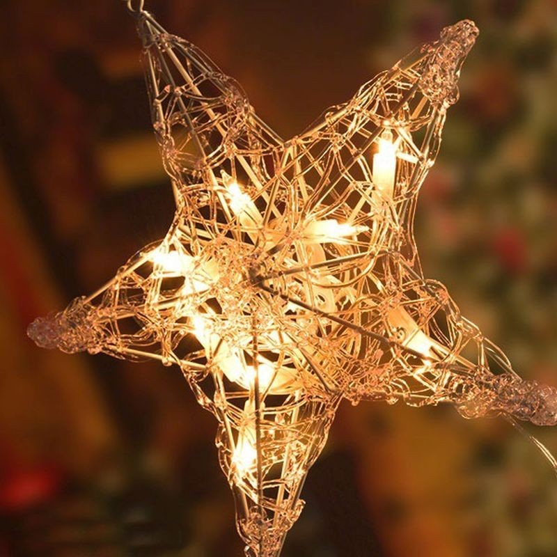 Instalatie IDL Profesionala Magia Sarbatorilor pentru brad,16 led-uri albe in forma de stea ce contureaza o atmosfera linistita si primitoare, Grad de protectie IP20