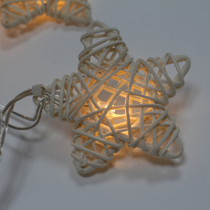 Instalatie IDL Profesionala Magia Sarbatorilor pentru brad,16 led-uri albe in forma de stea ce contureaza o atmosfera linistita si primitoare, Grad de protectie IP20