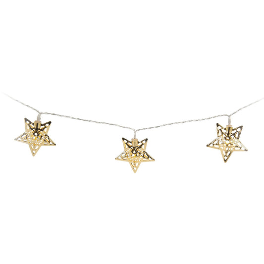 Instalatie IDL Profesionala Magia Sarbatorilor pentru brad,16 led-uri albe in forma de stea ce contureaza o atmosfera linistita si primitoare, Grad de protectie IP20