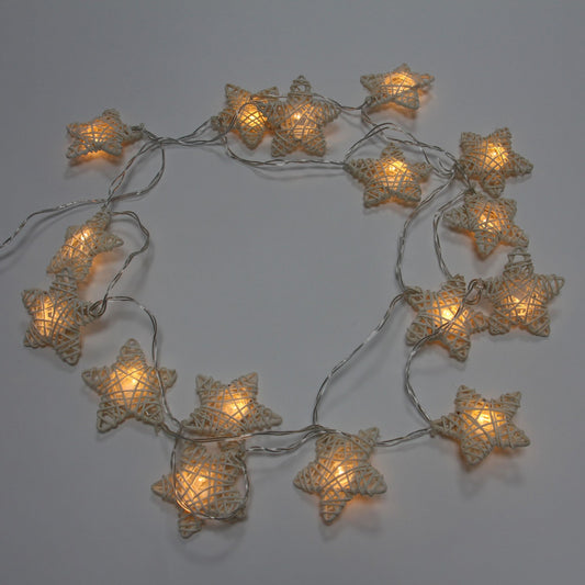 Instalatie IDL Profesionala Magia Sarbatorilor pentru brad,16 led-uri albe in forma de stea ce contureaza o atmosfera linistita si primitoare, Grad de protectie IP20