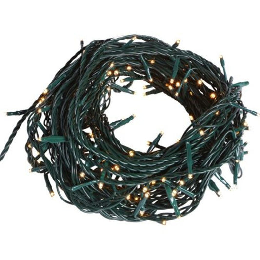 Instalatie IDL Profesionala pentru brad, 180 led-uri albe cu lumina calda pentru o atmosfera relaxanta, Controler interior/exterior cu 8 functii, Grad de protectie IP44 si transformator de 24V