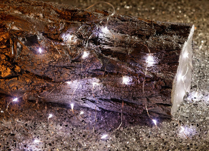 Instalatie IDL Profesionala pentru brad cu 20 de leduri albe cu lumina rece pentru o ambianta placuta, cu fir de cupru ce confera o rezistenta sporita