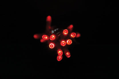 Instalatie IDL Profesionala pentru brad, 20 led-uri rosii ce creeaza o ambianta calduroasa, o lumina directa si placuta, Grad de protectie IP20 la interior