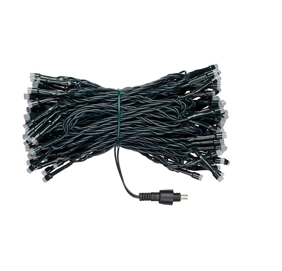 Instalatie IDL Profesionala pentru brad, 240 led-uri albe cu lumina calda ce creeaza o atmosfera linistita si un mediu ambiental primitor, Controler interior/ exterior cu 8 functii si Grad de protectie IP44