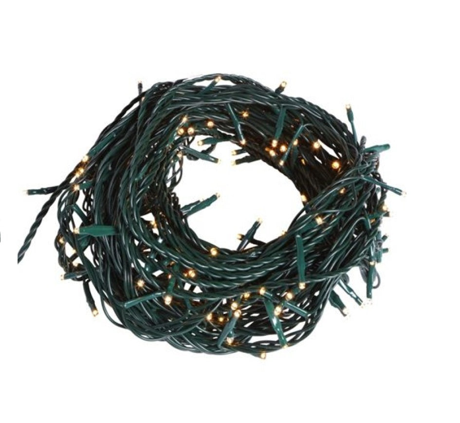 Instalatie IDL Profesionala pentru brad, 240 led-uri albe cu lumina calda ce creeaza o atmosfera linistita si un mediu ambiental primitor, Controler interior/ exterior cu 8 functii si Grad de protectie IP44