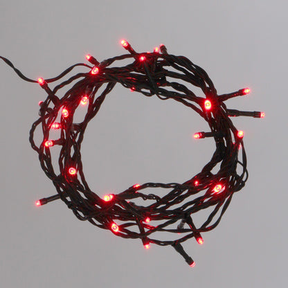 Instalatie IDL Profesionala pentru brad, 240 led-uri rosii ce creeaza o atmosfera linistita si un mediu ambiental primitor, Controler interior/ exterior cu 8 functii si Grad de protectie IP44