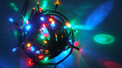 Instalatie IDL Profesionala pentru brad, 400 led-uri multicolore ce creeaza o atmosfera linistita si un mediu ambiental primitor, Controler interior/ exterior cu 8 functii si Grad de protectie IP44