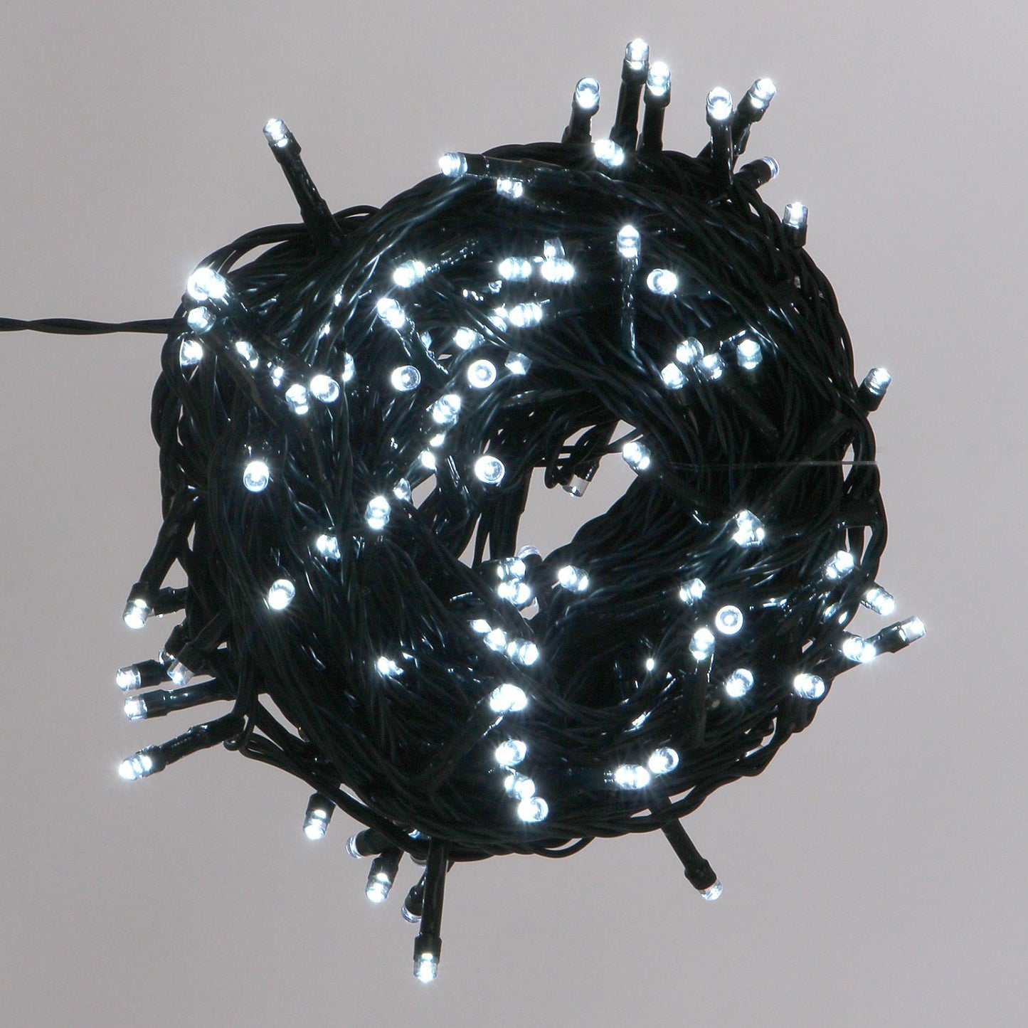 Instalatie IDL Profesionala pentru brad, 60 led-uri albe cu lumina rece pentru o atmosfera linistita si un mediu ambiental primitor, Controler interior/ exterior cu 8 functii si Grad de protectie IP44