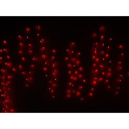 Instalatie IDL Profesionala pentru brad, 60 led-uri rosii ce transpun Magia Sarbatorilor intr-un colt de poveste plin de farmec, Controler interior/exterior cu 8 functii si Grad de protectie IP44