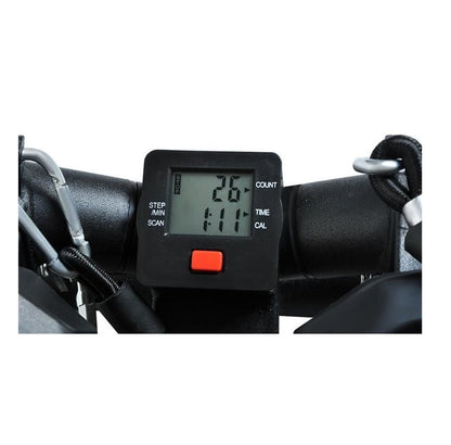 Stepper reglabil cu corzi BLACK EDITION idealSTORE, Dimensiuni 40 x 37 x 18 cm, Telescoape puternice, Suprafata anti-derapanta, Intensitate ajustabila, 4 Functii de monitorizare a antrenamentului, Sarcina 120 KG