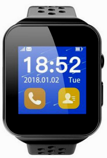 Ceas Smartwatch cu Telefon Invictus 8, Apelare BT, Camera 1,3 Mpx, Antizgarieturi, Facebook, Whatsapp, Negru