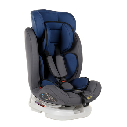 Scaun Auto Profesional Dedicat Pentru Copil, Baby Jolie IBIZA IDL Collection, 3 grupe de greutate 0-36 Kg, Rotire 360 Grade, Centuri de Siguranta in 5 Puncte, Reglarea Inaltimii, Tetierei, Spatarului, Albastru Inchis