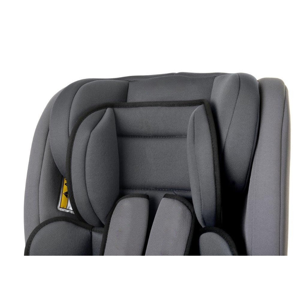 Scaun Auto Profesional Dedicat Pentru Copil, Baby Jolie IBIZA IDL Collection, 3 grupe de greutate 0-36 Kg, Rotire 360 Grade, Centuri de Siguranta in 5 Puncte, Reglarea Inaltimii, Tetierei, Spatarului, Gri