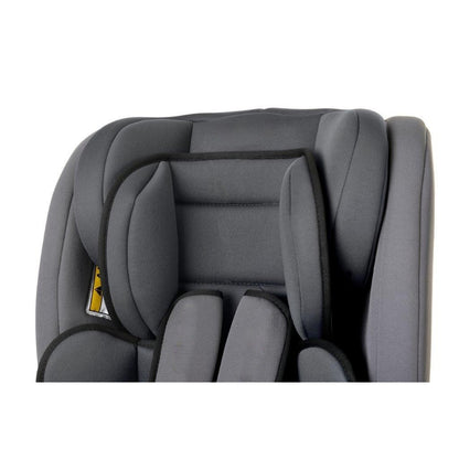 Scaun Auto Profesional Dedicat Pentru Copil, Baby Jolie IBIZA IDL Collection, 3 grupe de greutate 0-36 Kg, Rotire 360 Grade, Centuri de Siguranta in 5 Puncte, Reglarea Inaltimii, Tetierei, Spatarului, Gri