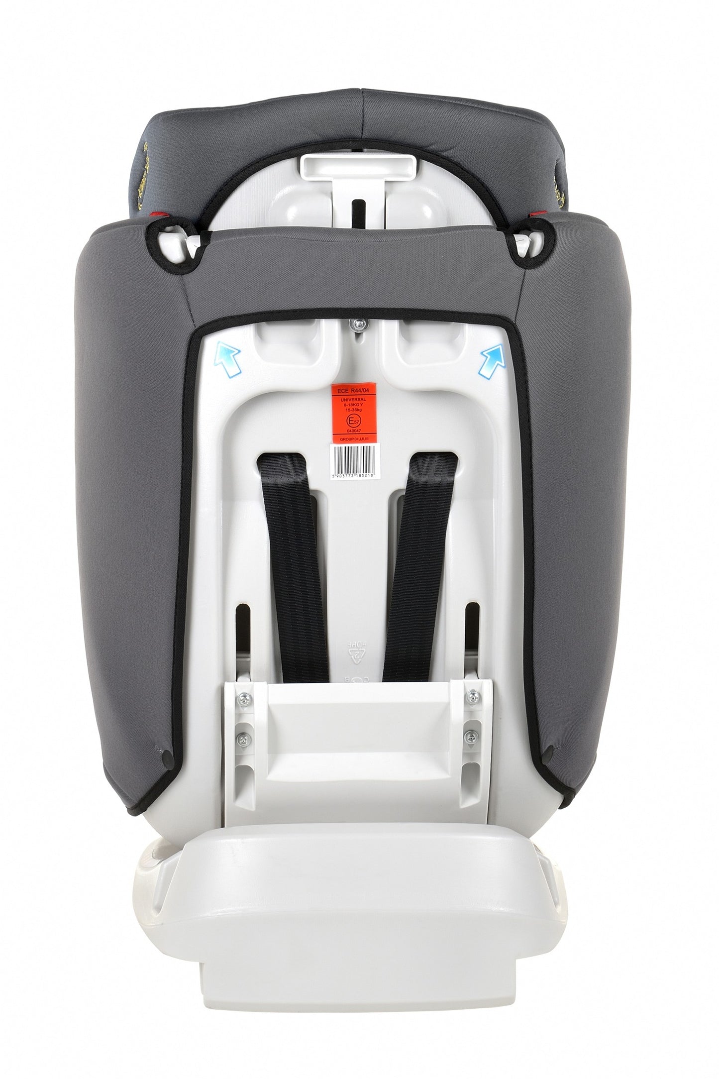 Scaun Auto Profesional Dedicat Pentru Copil, Baby Jolie IBIZA IDL Collection, 3 grupe de greutate 0-36 Kg, Rotire 360 Grade, Centuri de Siguranta in 5 Puncte, Reglarea Inaltimii, Tetierei, Spatarului, Gri