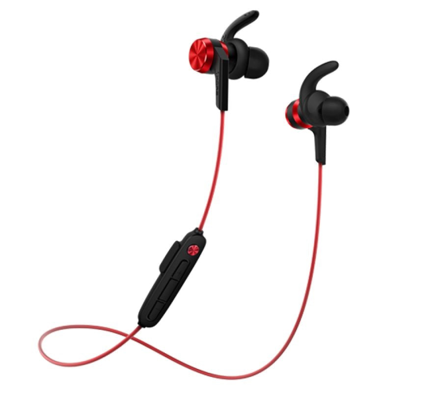 Casti Wireless Profesionale iBFee SPORT EDITION, Conexiune Bluetooth V4.2, Rezistente la apa, Grad de protectie IPX6, Creatie aerospatiala + design PET pentru sunet cinematografic, Ergonomice ce ofera confort in miscare, Rosu