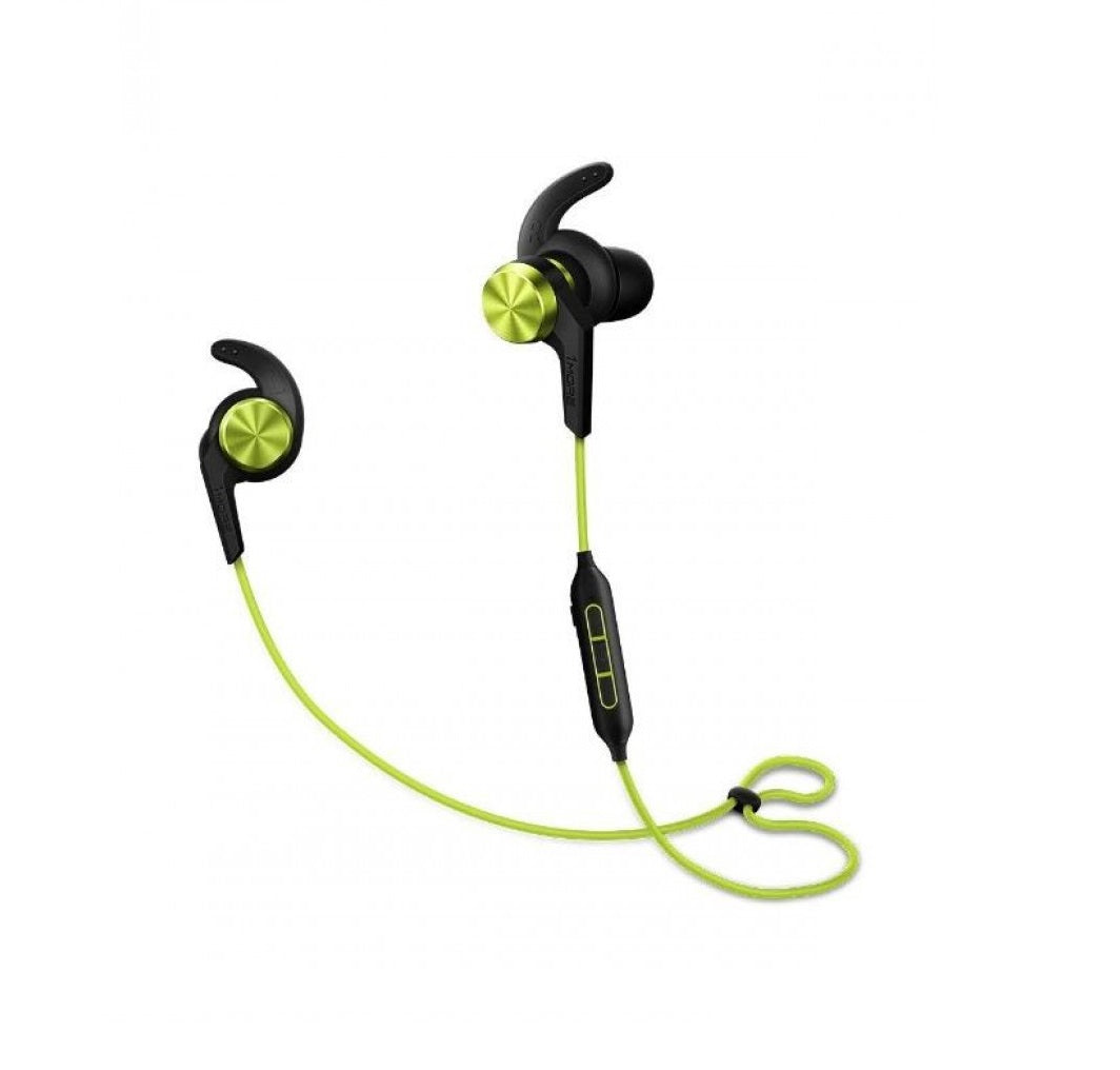 Casti Wireless Profesionale iBFee SPORT EDITION, Conexiune Bluetooth V4.2, Rezistente la apa, Grad de protectie IPX6, Creatie aerospatiala + design PET pentru sunet cinematografic, Ergonomice ce ofera confort in miscare, Verde