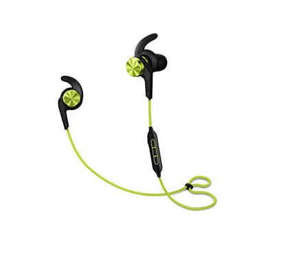 Casti Wireless Profesionale iBFee SPORT EDITION, Conexiune Bluetooth V4.2, Rezistente la apa, Grad de protectie IPX6, Creatie aerospatiala + design PET pentru sunet cinematografic, Ergonomice ce ofera confort in miscare, Verde