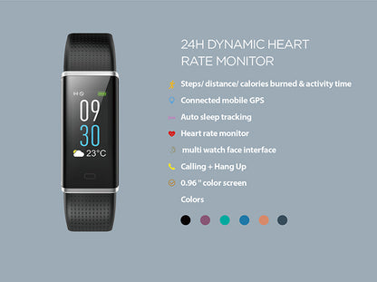 Smartwatch si Bratara Fitness Smart Comfort F13, Monitorizare Puls, Pasi, Calorii, Notificare Mesaje, IP67 Waterproof, Culoare Negru