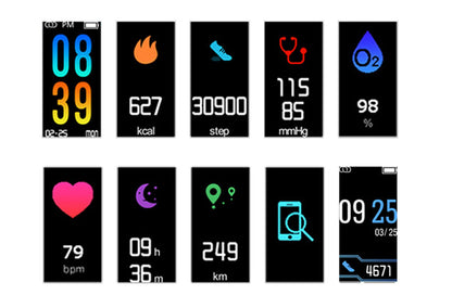 Smartwatch si Bratara Fitness Smart Comfort F13, Monitorizare Puls, Pasi, Calorii, Notificare Mesaje, IP67 Waterproof, Culoare Negru