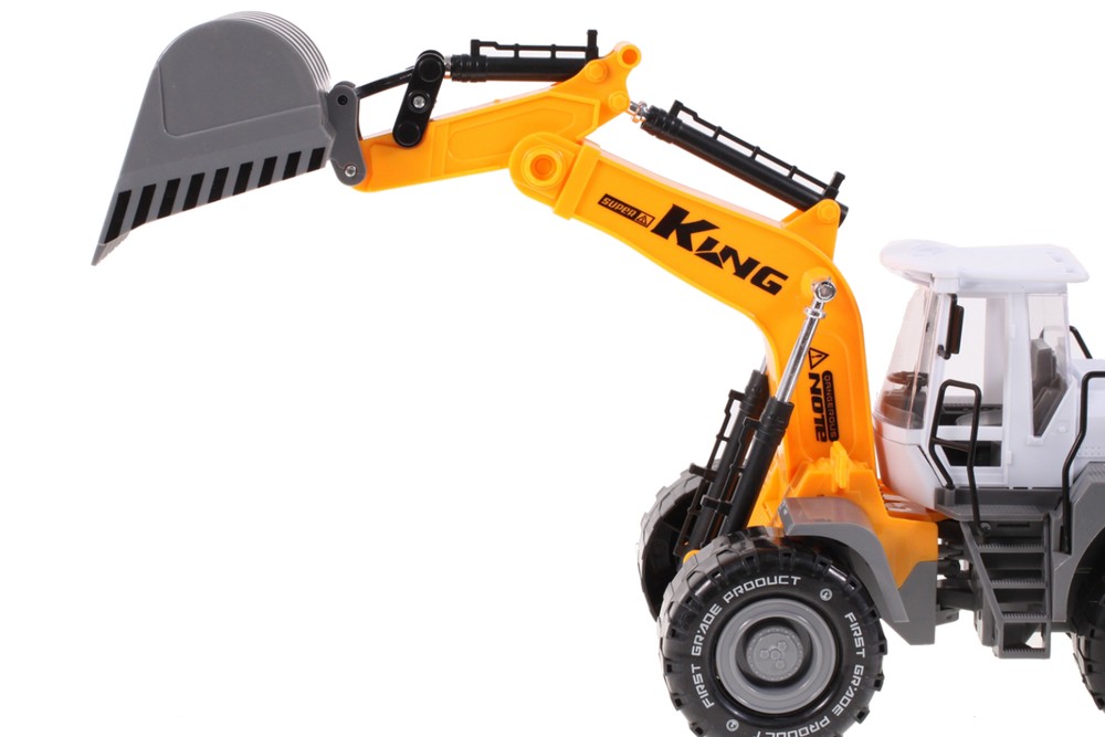 Excavator Constructie IDL, Mc Construct, Editie 2019, Functioneaza in orice loc: pe nisip, acasa, in gradina sau pe terenul de joaca, Dotat cu trapa acces motor, Accesorizat cu Parti in MISCARE este o modalitate excelenta de a deveni un mic constructor