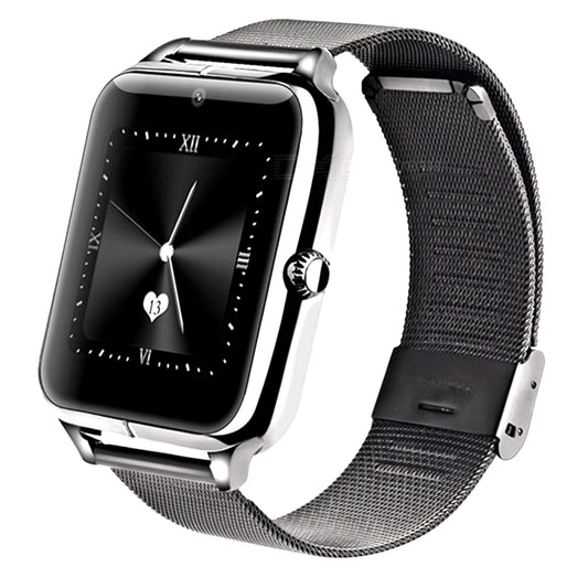 Ceas Smartwatch cu Telefon Ideal 8 2018, Bratara Metalica Premium Black, Camera Video 1,3 Mpx, Apelare BT, Notificari, Pedometru, LCD Capacitiv 1.54' Antizgarieturi, Slot Card, Aluminium, Black