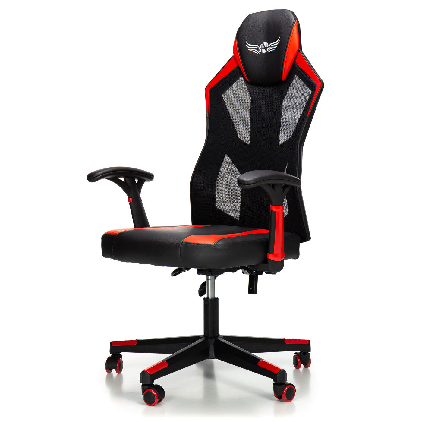 Scaun Gaming Reglabil cu mecanism SmoothBlock idealSTORE Collection Ignis Design, Echipat cu cotiere moi si stabile, Posibilitatea modificarii unghiului spatarului