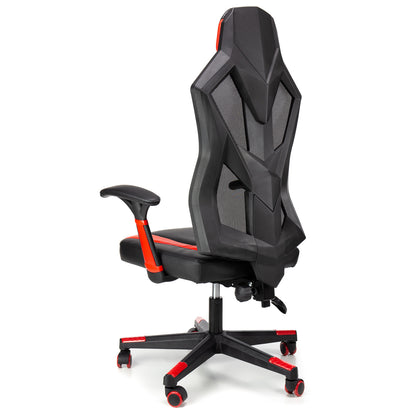 Scaun Gaming Reglabil cu mecanism SmoothBlock idealSTORE Collection Ignis Design, Echipat cu cotiere moi si stabile, Posibilitatea modificarii unghiului spatarului