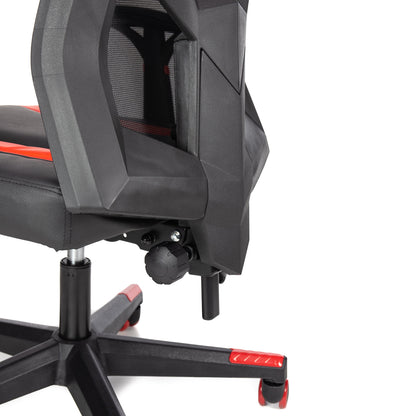 Scaun Gaming Reglabil cu mecanism SmoothBlock idealSTORE Collection Ignis Design, Echipat cu cotiere moi si stabile, Posibilitatea modificarii unghiului spatarului