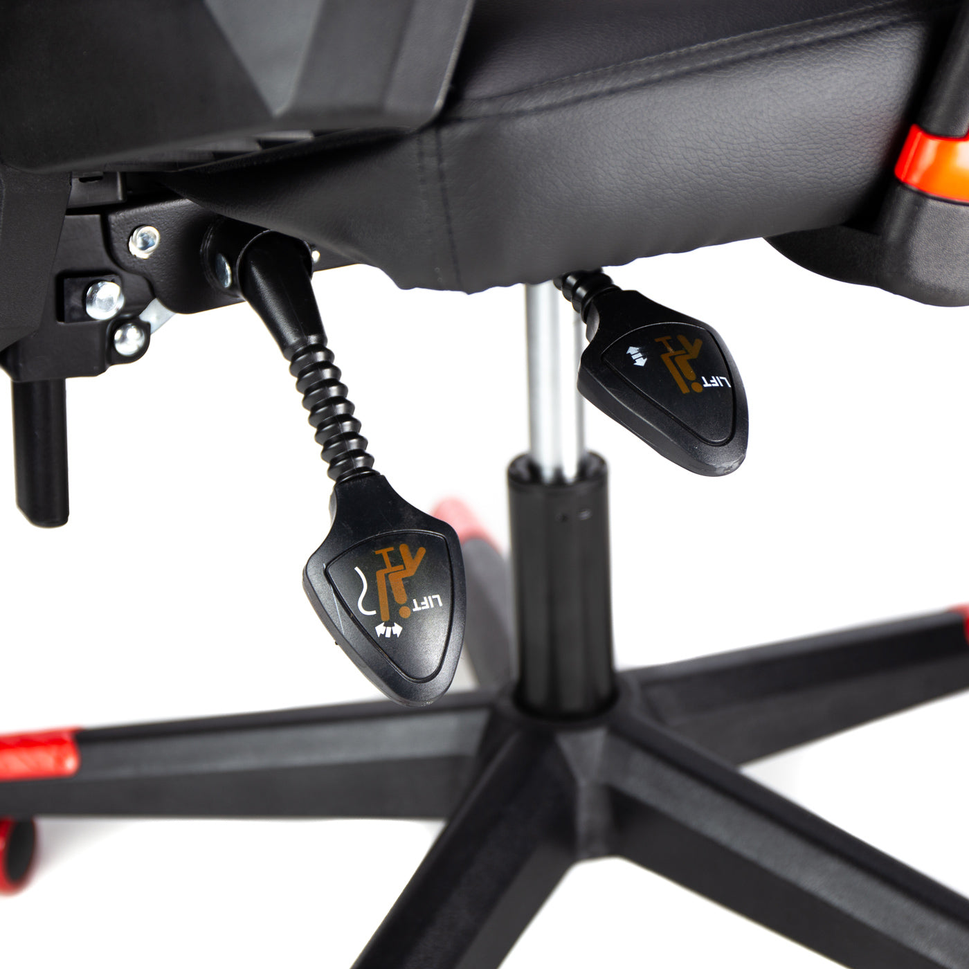 Scaun Gaming Reglabil cu mecanism SmoothBlock idealSTORE Collection Ignis Design, Echipat cu cotiere moi si stabile, Posibilitatea modificarii unghiului spatarului