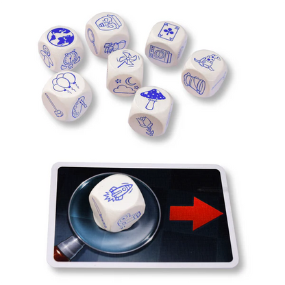 Joc de societate Inspector Nose idealSTORE, Echipa de Detectivi, Inspectorul Nose ofera Indicii, Reguli Simple, 60Carti, 8 Zarururi, 1 Regulament