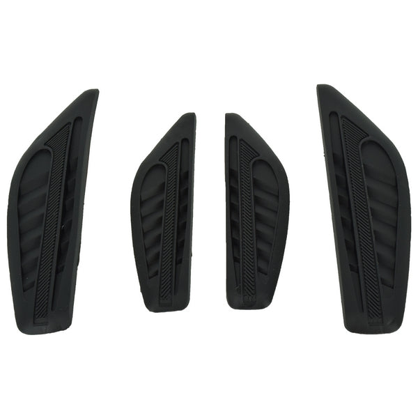 Set 4 Piese pentru protectie usa auto IDL, protejeaza usa la deschidere de alte obiecte, Fixare prin lipire