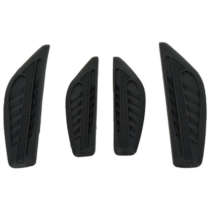 Set 4 Piese pentru protectie usa auto IDL, protejeaza usa la deschidere de alte obiecte, Fixare prin lipire