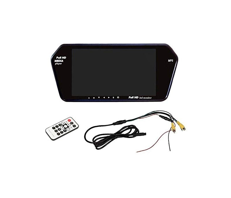 Monitor Camera Marsarier idealSTORE tip oglinda cu functie video MP5 si bluetooth, Include Telecomanda