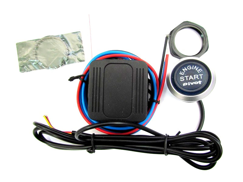 Kit buton pornire motor cu lumina Rosie