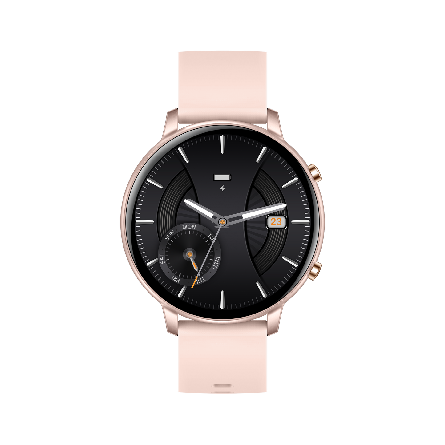 Ceas Smartwatch idealSTORE KooPio2, Apel Bluetooth, Asistent Vocal, Carcasa Slim din Aluminiu, Afisaj HD, 100+ Moduri Sport, Management Somn, Monitorizare Sanatate, Monitorizare Respiratie, Culoare Rose