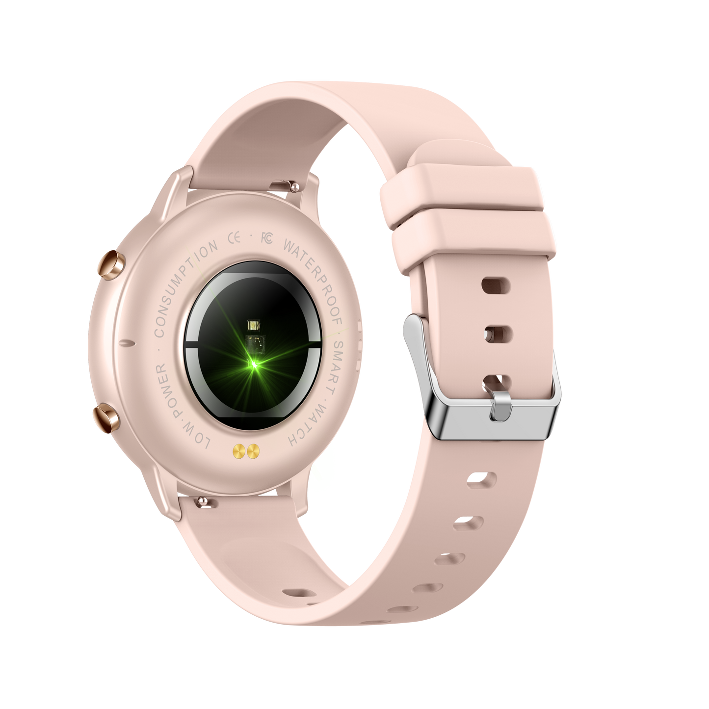 Ceas Smartwatch idealSTORE KooPio2, Apel Bluetooth, Asistent Vocal, Carcasa Slim din Aluminiu, Afisaj HD, 100+ Moduri Sport, Management Somn, Monitorizare Sanatate, Monitorizare Respiratie, Culoare Rose