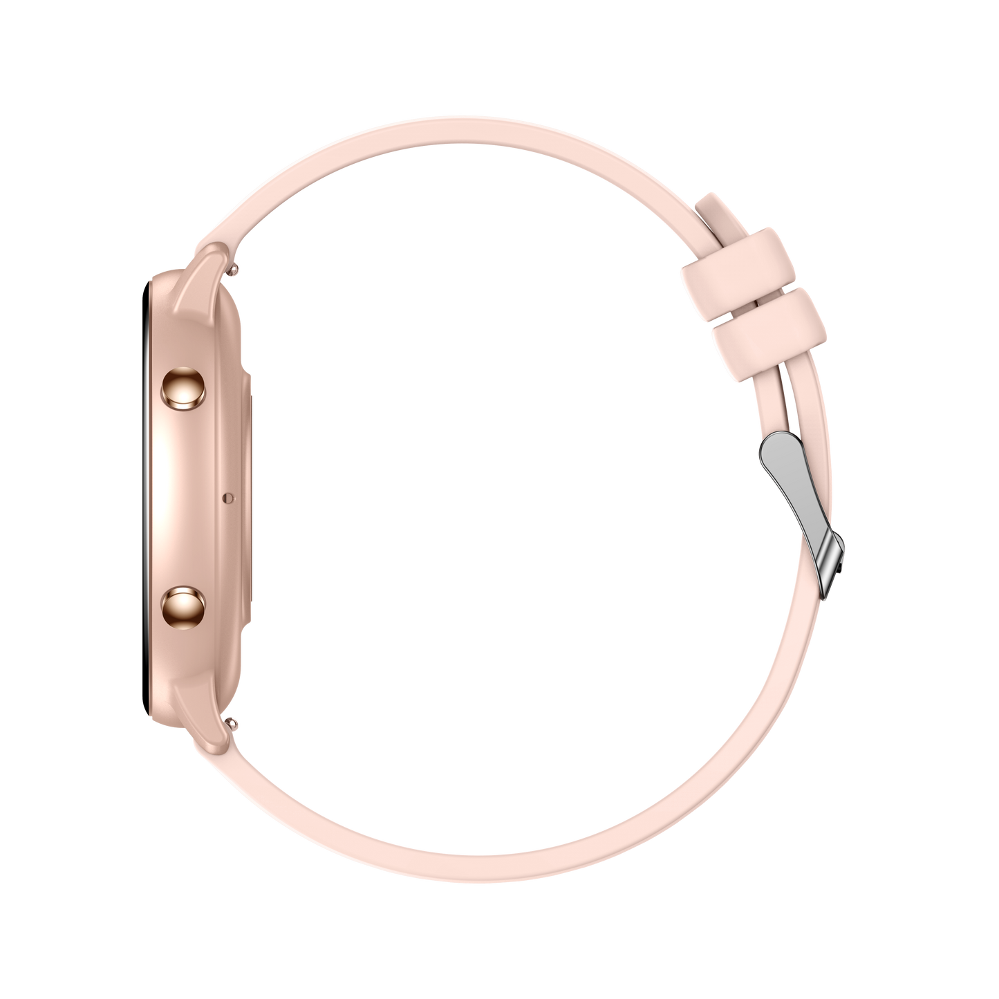 Ceas Smartwatch idealSTORE KooPio2, Apel Bluetooth, Asistent Vocal, Carcasa Slim din Aluminiu, Afisaj HD, 100+ Moduri Sport, Management Somn, Monitorizare Sanatate, Monitorizare Respiratie, Culoare Rose