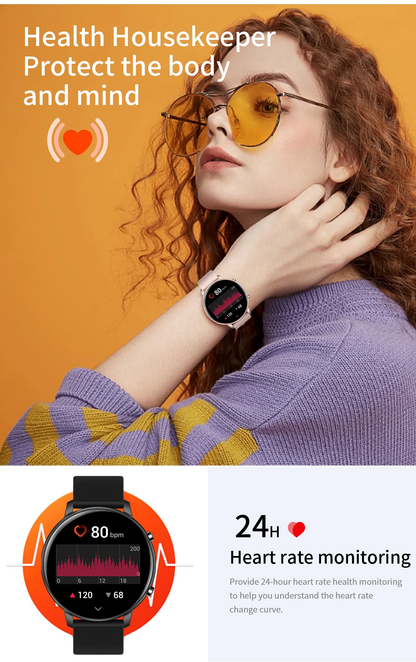 Ceas Smartwatch idealSTORE KooPio2, Apel Bluetooth, Asistent Vocal, Carcasa Slim din Aluminiu, Afisaj HD, 100+ Moduri Sport, Management Somn, Monitorizare Sanatate, Monitorizare Respiratie, Culoare Negru