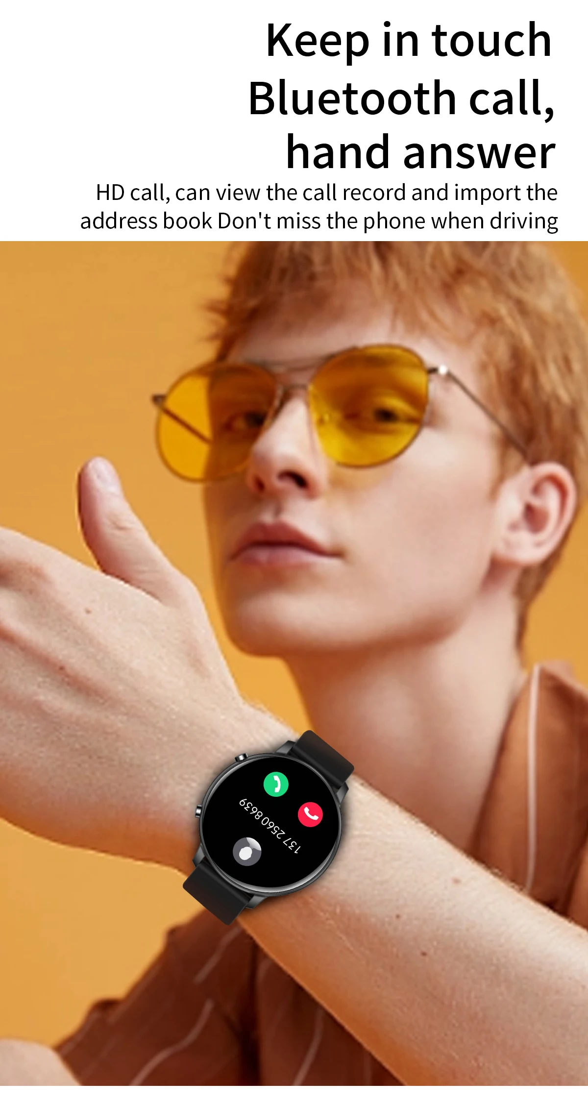 Ceas Smartwatch idealSTORE KooPio2, Apel Bluetooth, Asistent Vocal, Carcasa Slim din Aluminiu, Afisaj HD, 100+ Moduri Sport, Management Somn, Monitorizare Sanatate, Monitorizare Respiratie, Culoare Negru