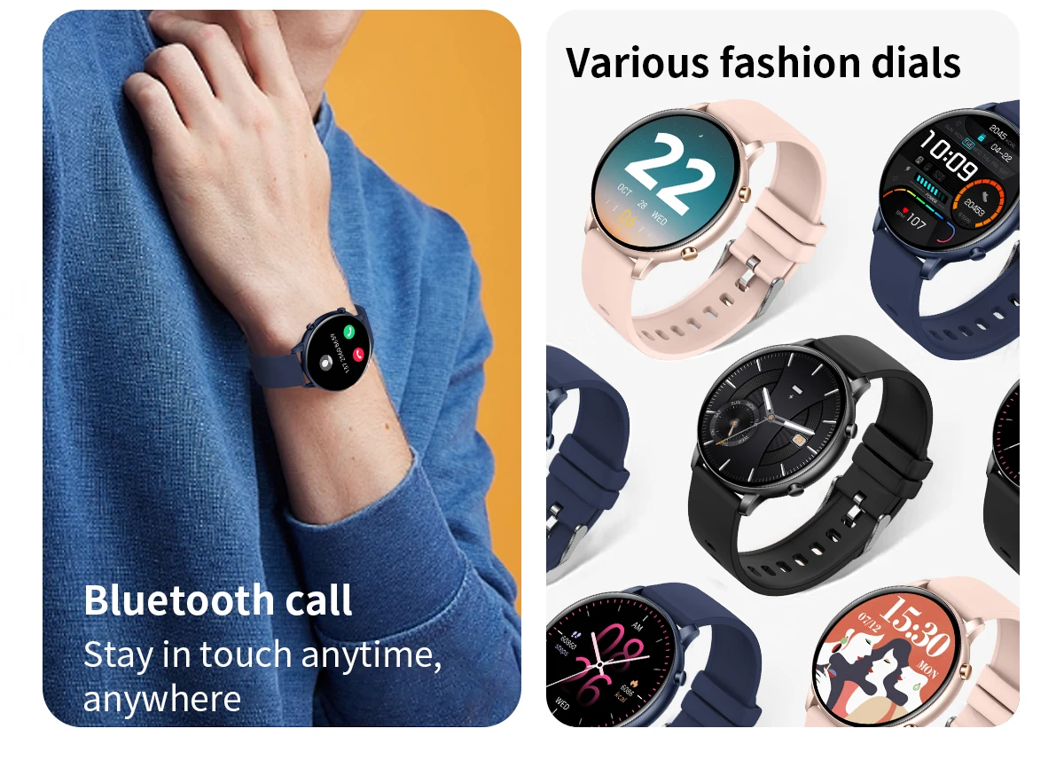 Ceas Smartwatch idealSTORE KooPio2, Apel Bluetooth, Asistent Vocal, Carcasa Slim din Aluminiu, Afisaj HD, 100+ Moduri Sport, Management Somn, Monitorizare Sanatate, Monitorizare Respiratie, Culoare Negru