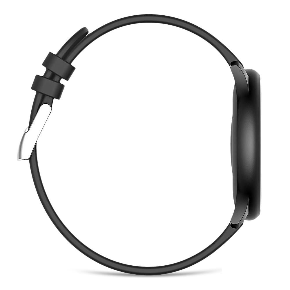 Ceas Smartwatch KingWear idealStore, Ecran Tactil HD 1.3 inch, Rezistent la Apa, Pedometru, Monitorizare Ritm Cardiac, Tensiune Arteriala, Sedentary Reminder, Mod Sport, Negru