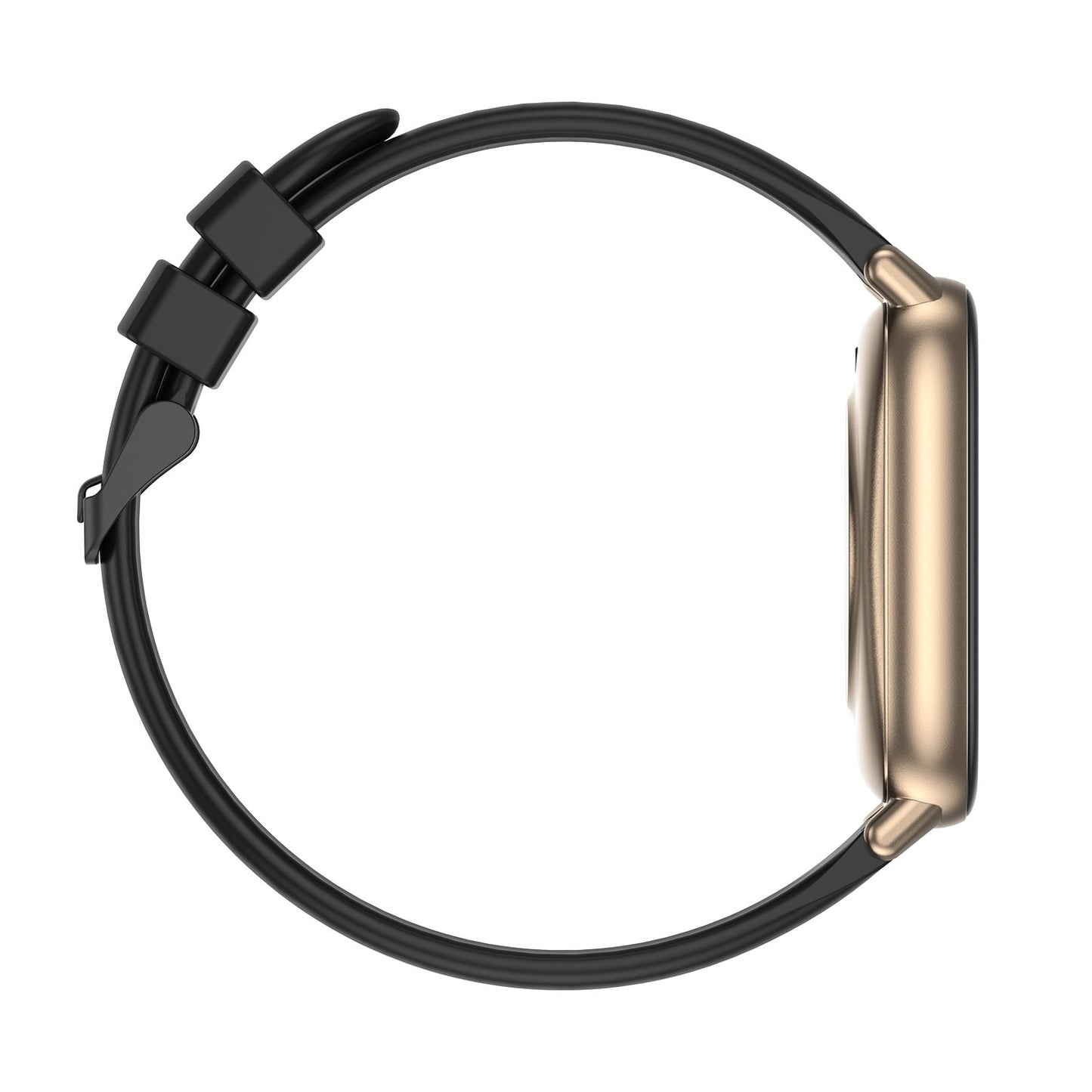 Smartwatch si bratara de Fitness idealStore iKeo+ din Aliaj Metalic, Functii MultiSport, Monitorizare Tensiune, Oxigen, Notificari Aplicatii, Monitor Somn, Pedometru, Rezistent la apa IP68, Culoare Negru Gold