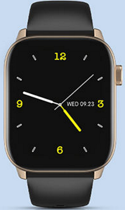 Smartwatch si bratara de Fitness idealStore iKeo+ din Aliaj Metalic, Functii MultiSport, Monitorizare Tensiune, Oxigen, Notificari Aplicatii, Monitor Somn, Pedometru, Rezistent la apa IP68, Culoare Negru Gold