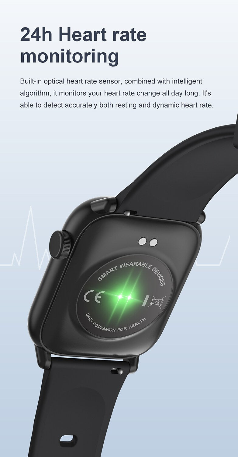 Smartwatch si bratara de Fitness idealStore iKeo+ din Aliaj Metalic, Functii MultiSport, Monitorizare Tensiune, Oxigen, Notificari Aplicatii, Monitor Somn, Pedometru, Rezistent la apa IP68, Culoare Negru