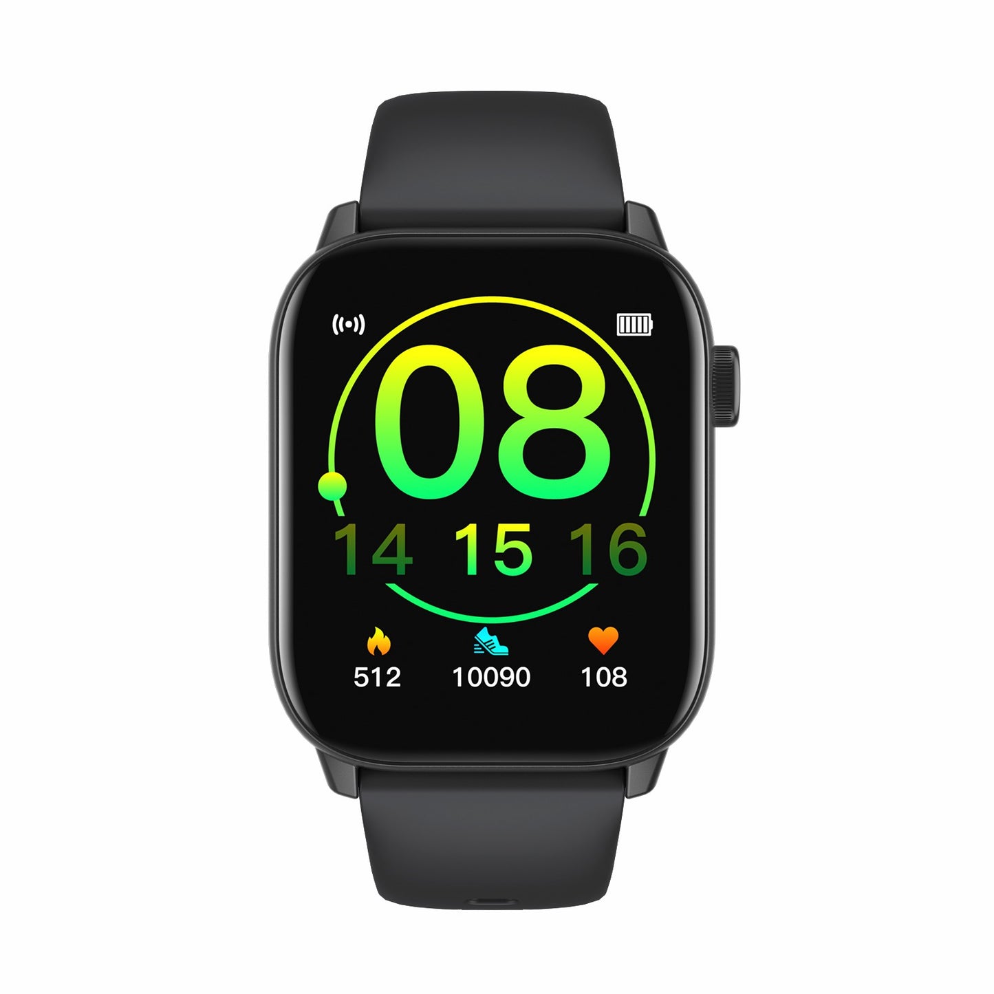 Smartwatch si bratara de Fitness idealStore iKeo+ din Aliaj Metalic, Functii MultiSport, Monitorizare Tensiune, Oxigen, Notificari Aplicatii, Monitor Somn, Pedometru, Rezistent la apa IP68, Culoare Negru